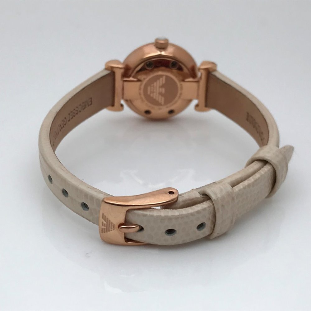 Emporio Armani Women Watch AR1762 Genuine Leather - Picture 5 of 8